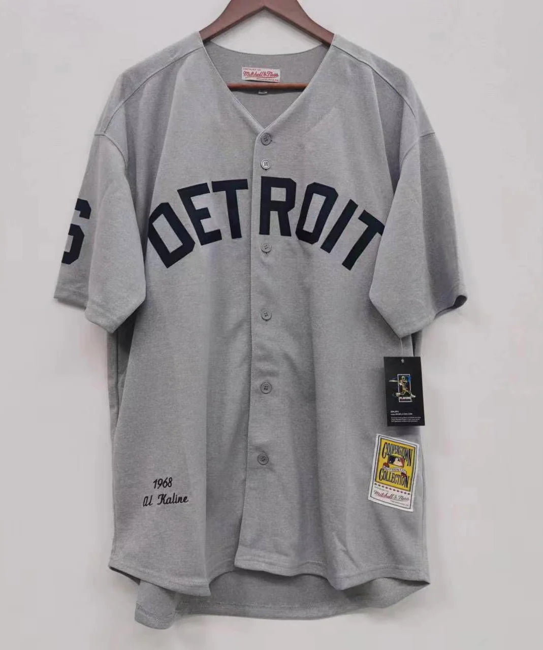 Al Kaline Detroit Tigers Jersey Mitchell & Ness