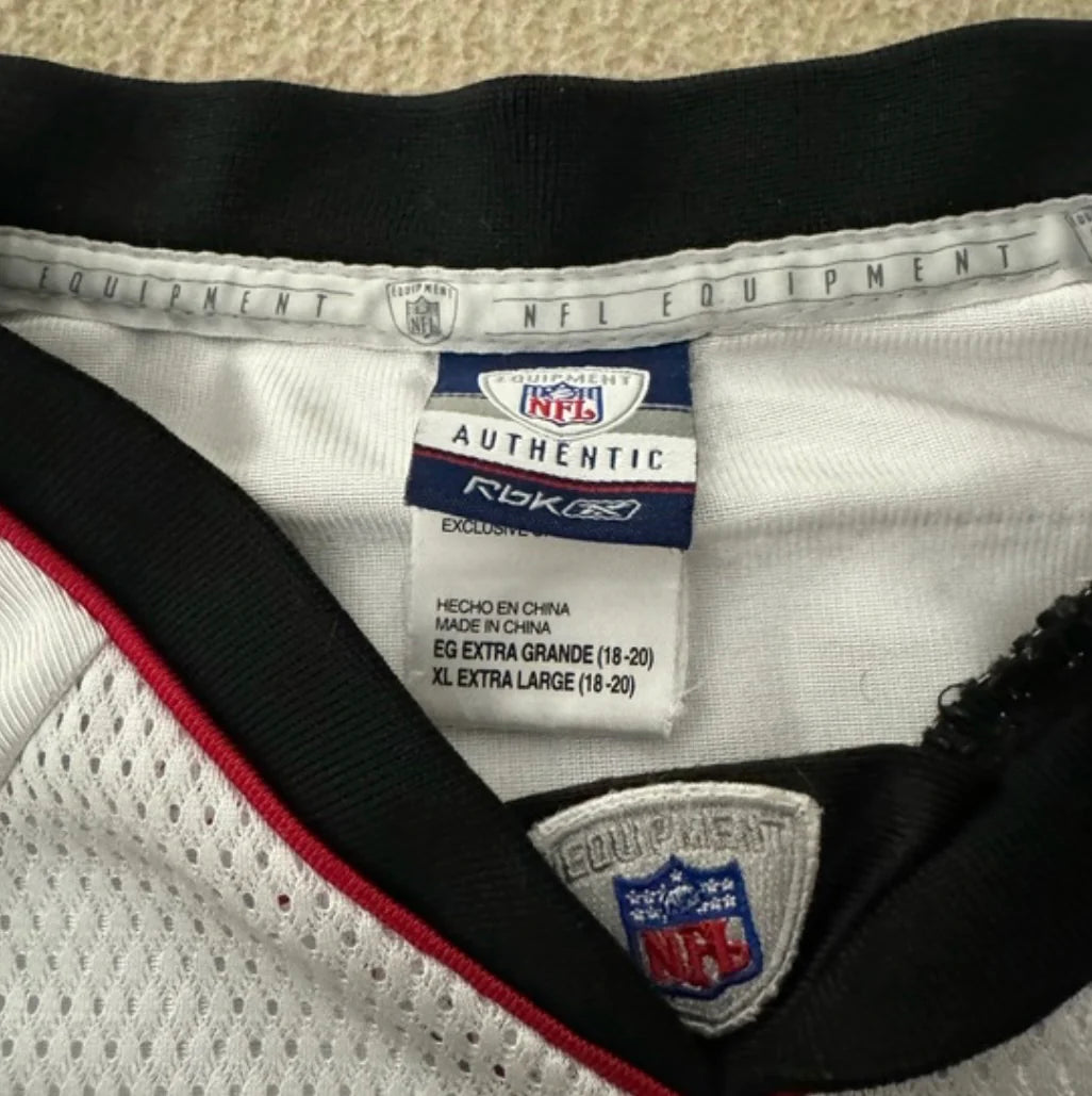 Alge Crumpler Atlanta Falcons NFL Reebok Jersey White