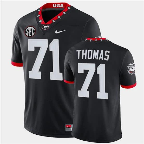Andrew Thomas Georgia Bulldogs Jersey Nike Black
