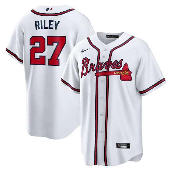 Austin Riley Atlanta Braves Official MLB Nike Jersey White