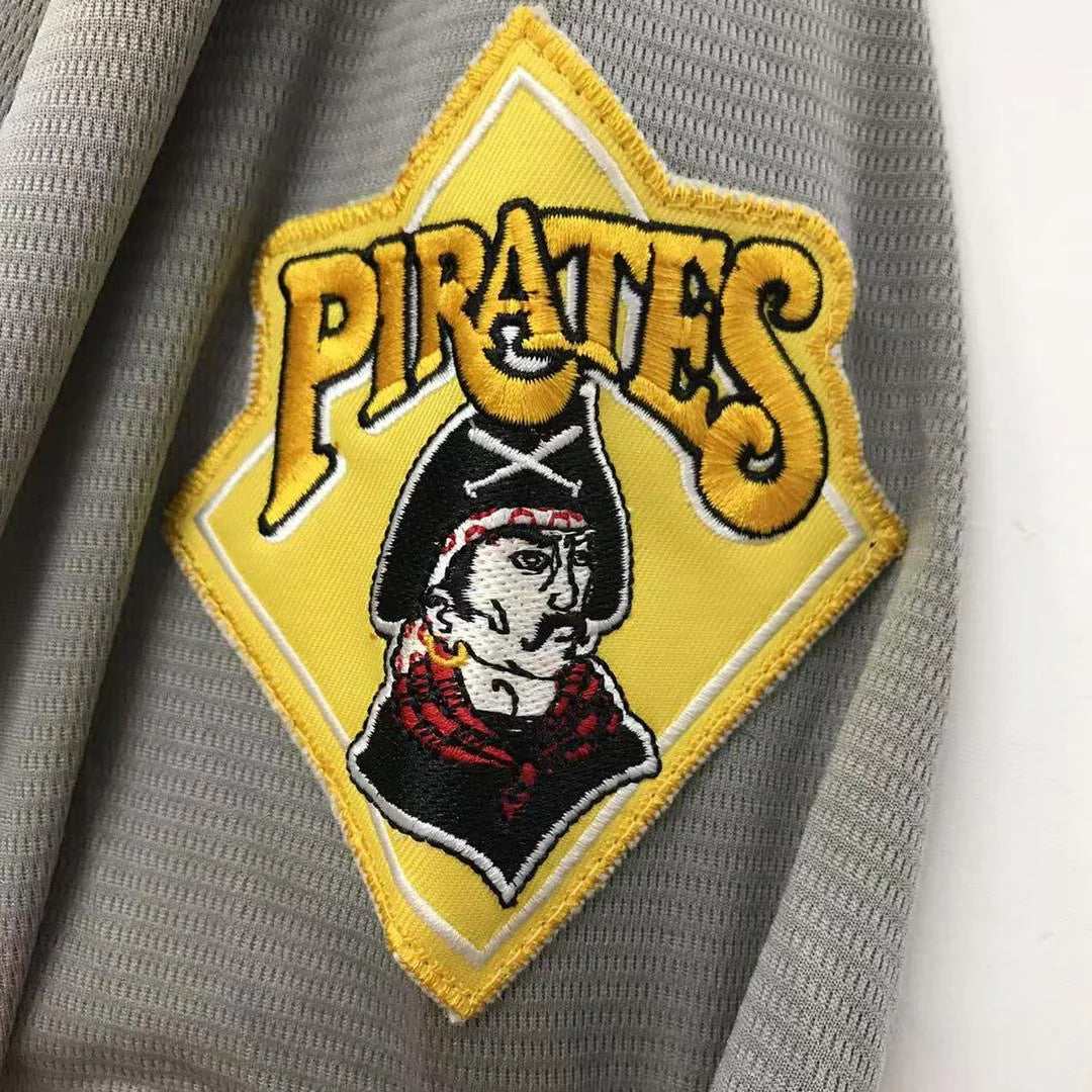 Barry Bonds Pittsburgh Pirates Jersey gray