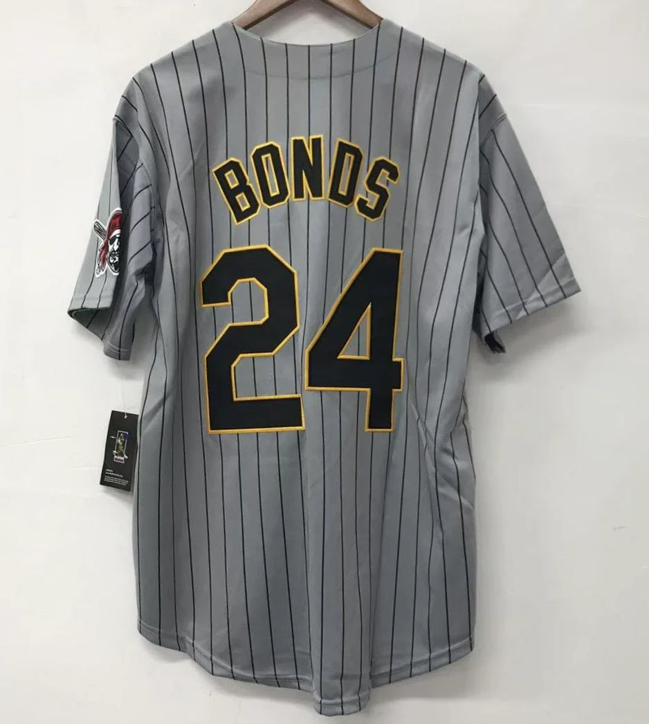 Barry Bonds Pittsburgh Pirates Jersey Majestic