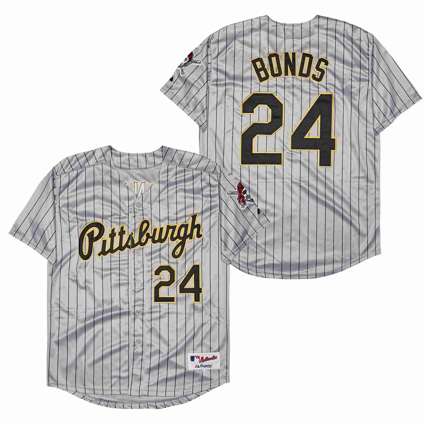 Barry Bonds Pittsburgh Pirates Jersey Majestic