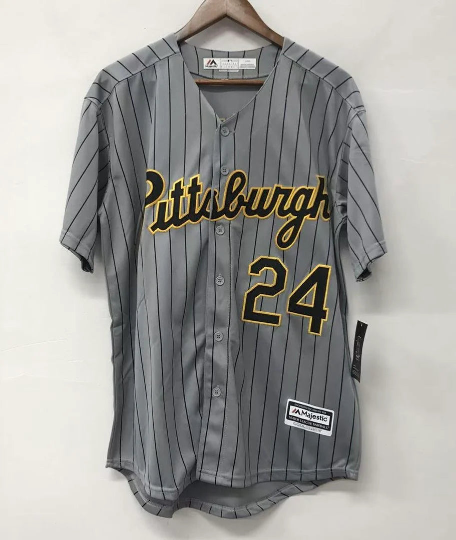Barry Bonds Pittsburgh Pirates Jersey Majestic
