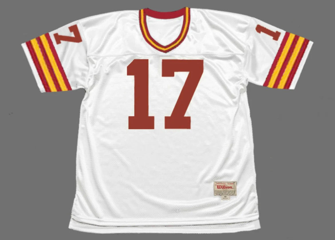 Billy Kilmer Washington Redskins Commanders Official NFL Mitchell & Ness Jersey White