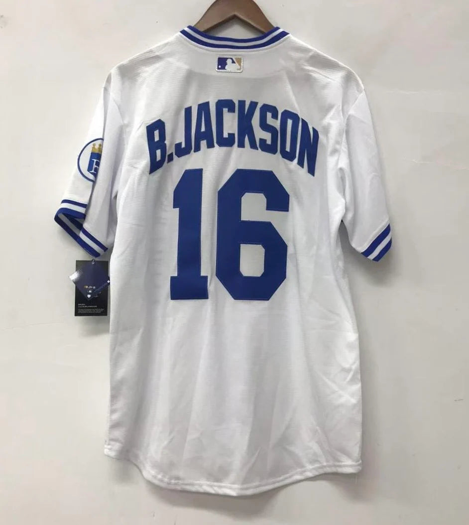 Bo Jackson Kansas City Royals Jersey Nike white