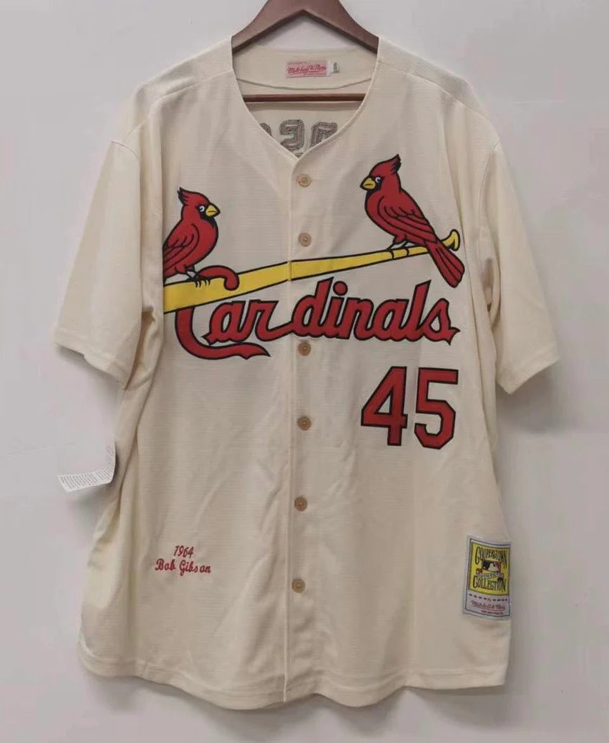 Bob Gibson St. Louis Cardinals Jersey 1964 Mitchell & Ness