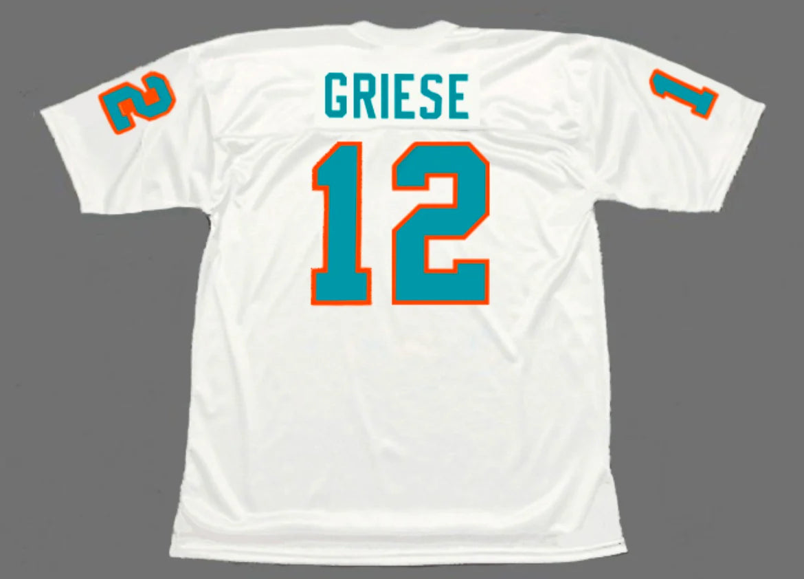 Bob Griese Miami Dolphins Official NFL Jersey Mitchell & Ness White