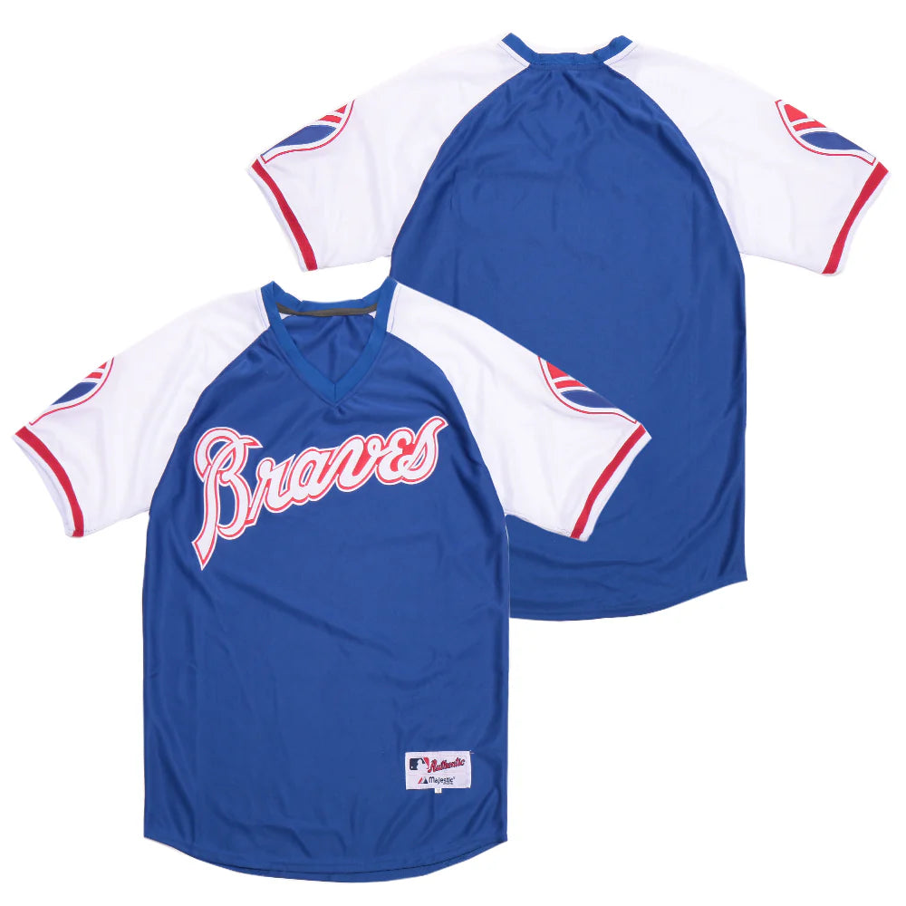 Atlanta Braves Jersey Majestic pullover No Name on back