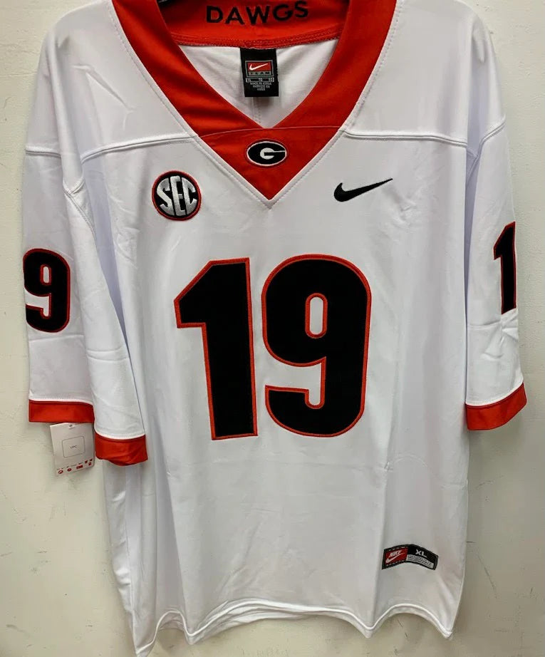 Brock Bowers Georgia Bulldogs Jersey white