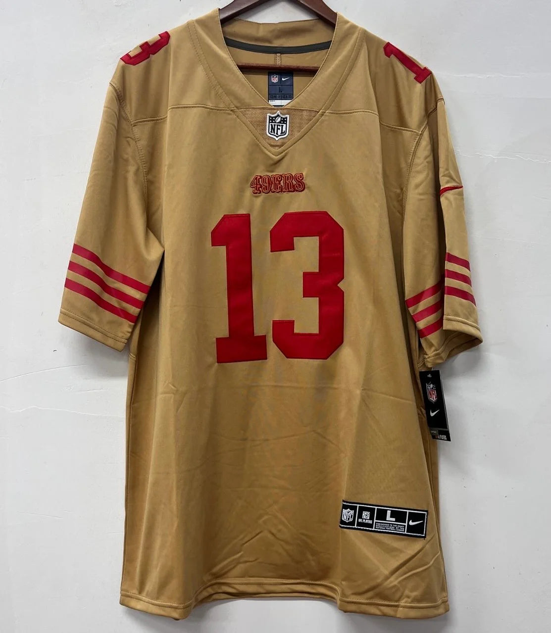 Brock Purdy San Francisco 49ers Official NFL NIKE Jersey Gold