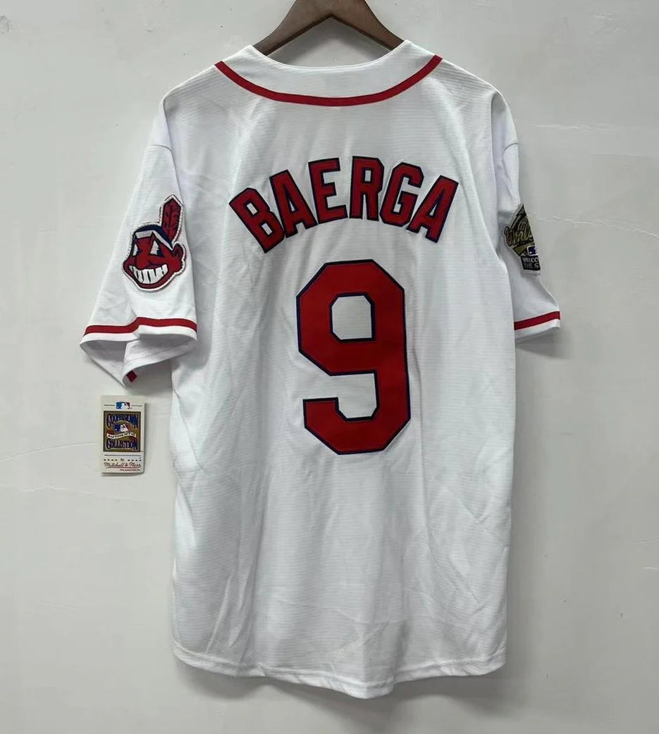 Carlos Baerga Cleveland Indians Jersey Majestic white