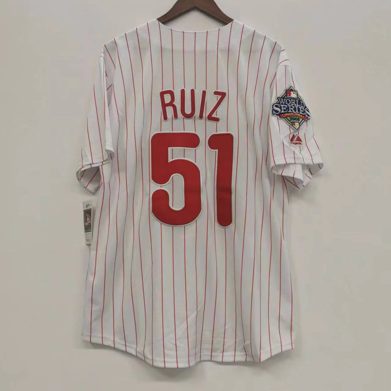 Carlos Ruiz Philadelphia Phillies Jersey 2008 World Series