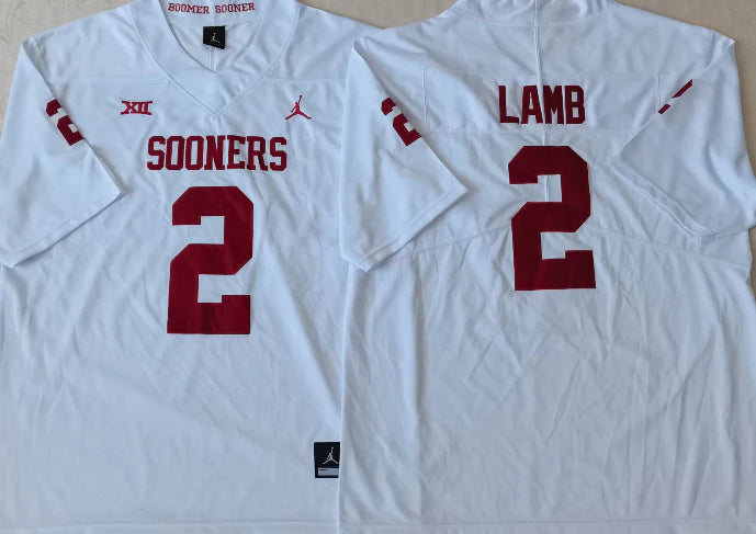CeeDee Lamb Oklahoma Sooners Jersey Nike White