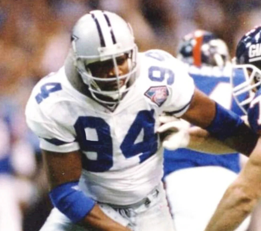 Charles Haley Dallas Cowboys NFL Jersey Mitchell & Ness white