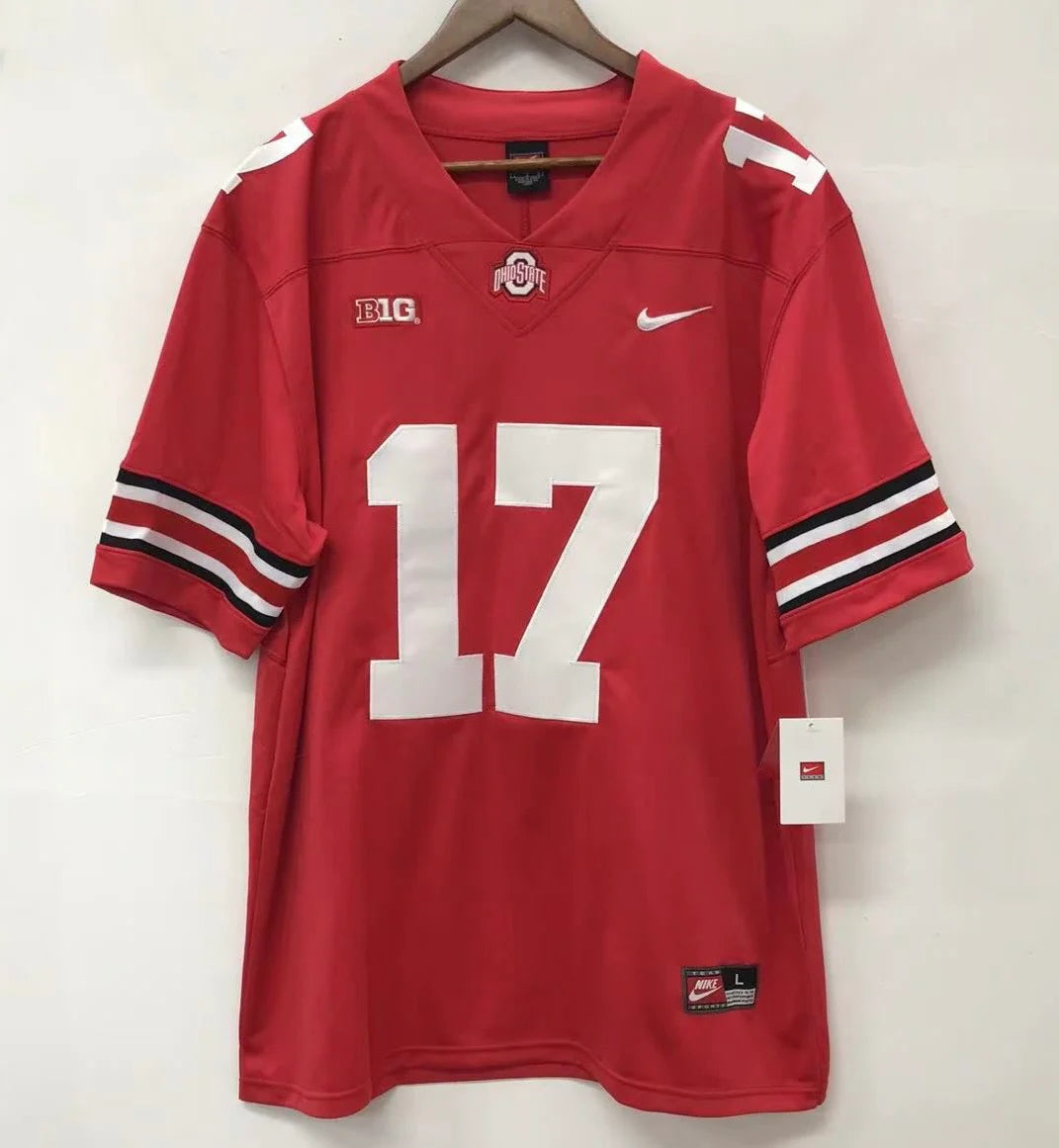 Chris Olave Ohio State Buckeyes Jersey red