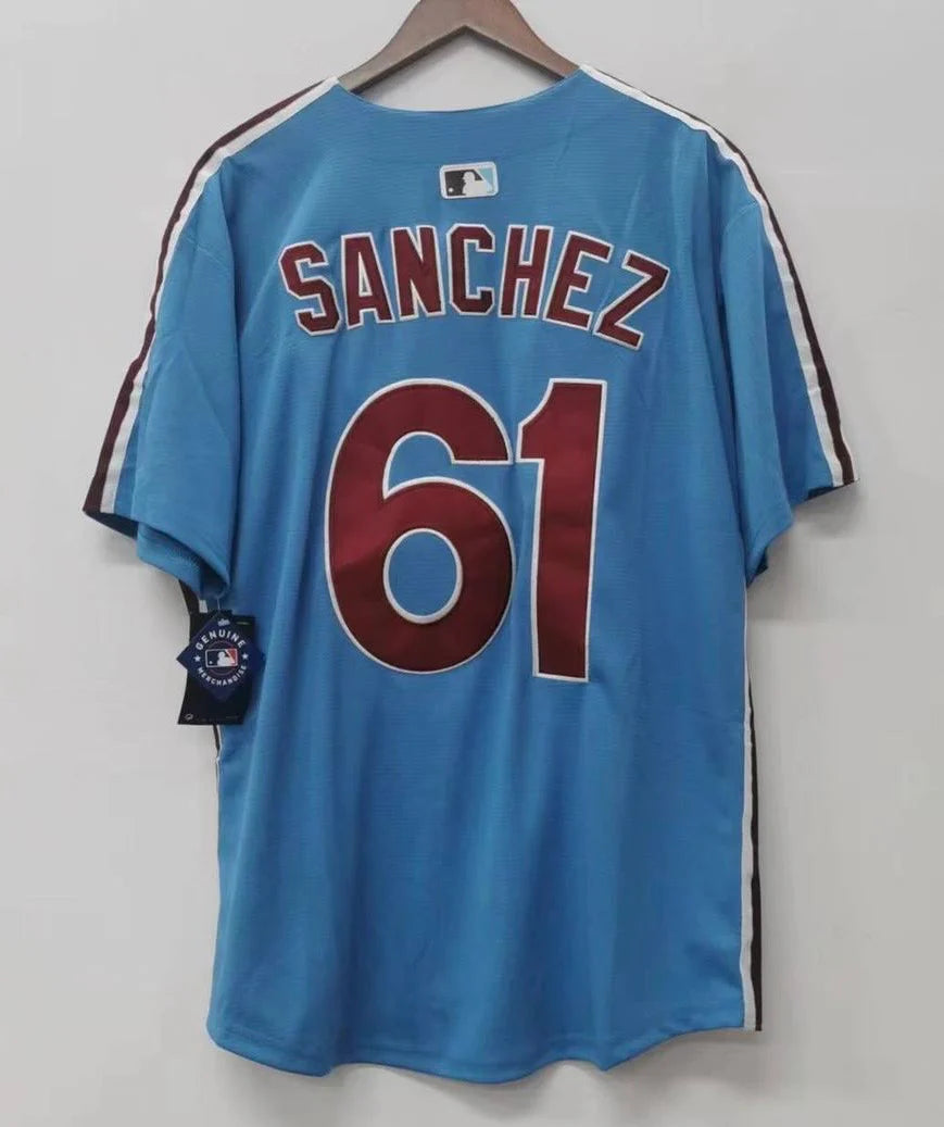 Christopher Sanchez Philadelphia Phillies Jersey blue Nike