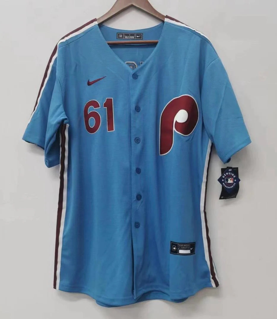 Christopher Sanchez Philadelphia Phillies Jersey blue Nike