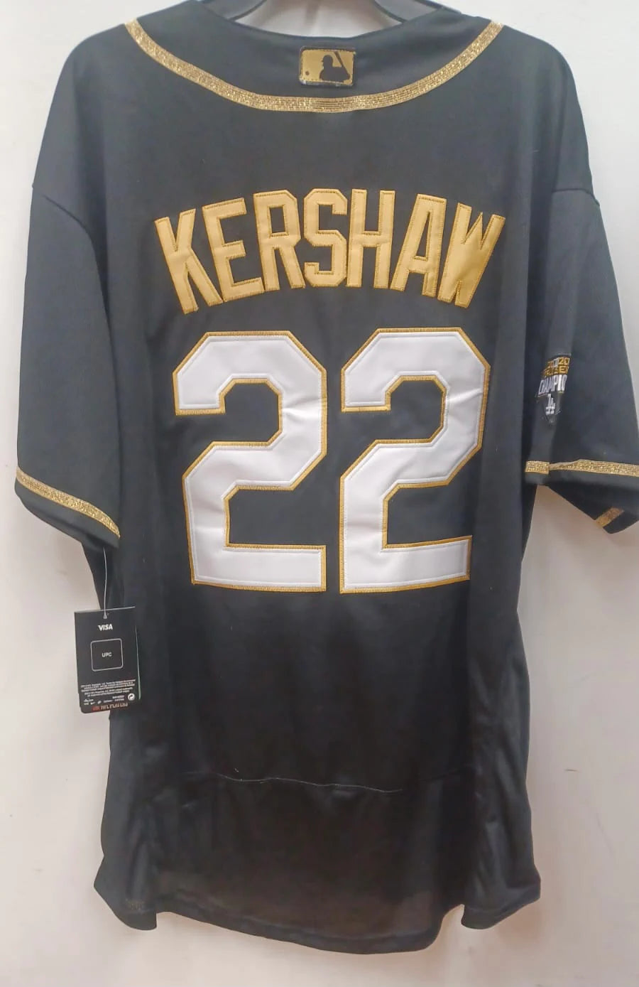 Clayton Kershaw Los Angeles Dodgers Jersey black