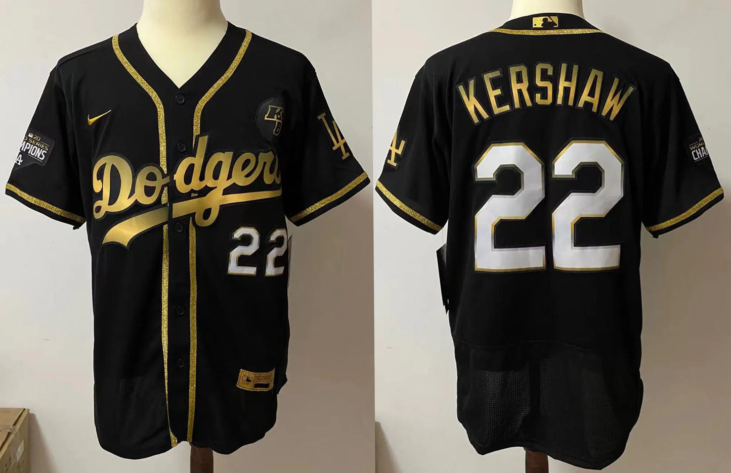 Clayton Kershaw Los Angeles Dodgers Jersey black