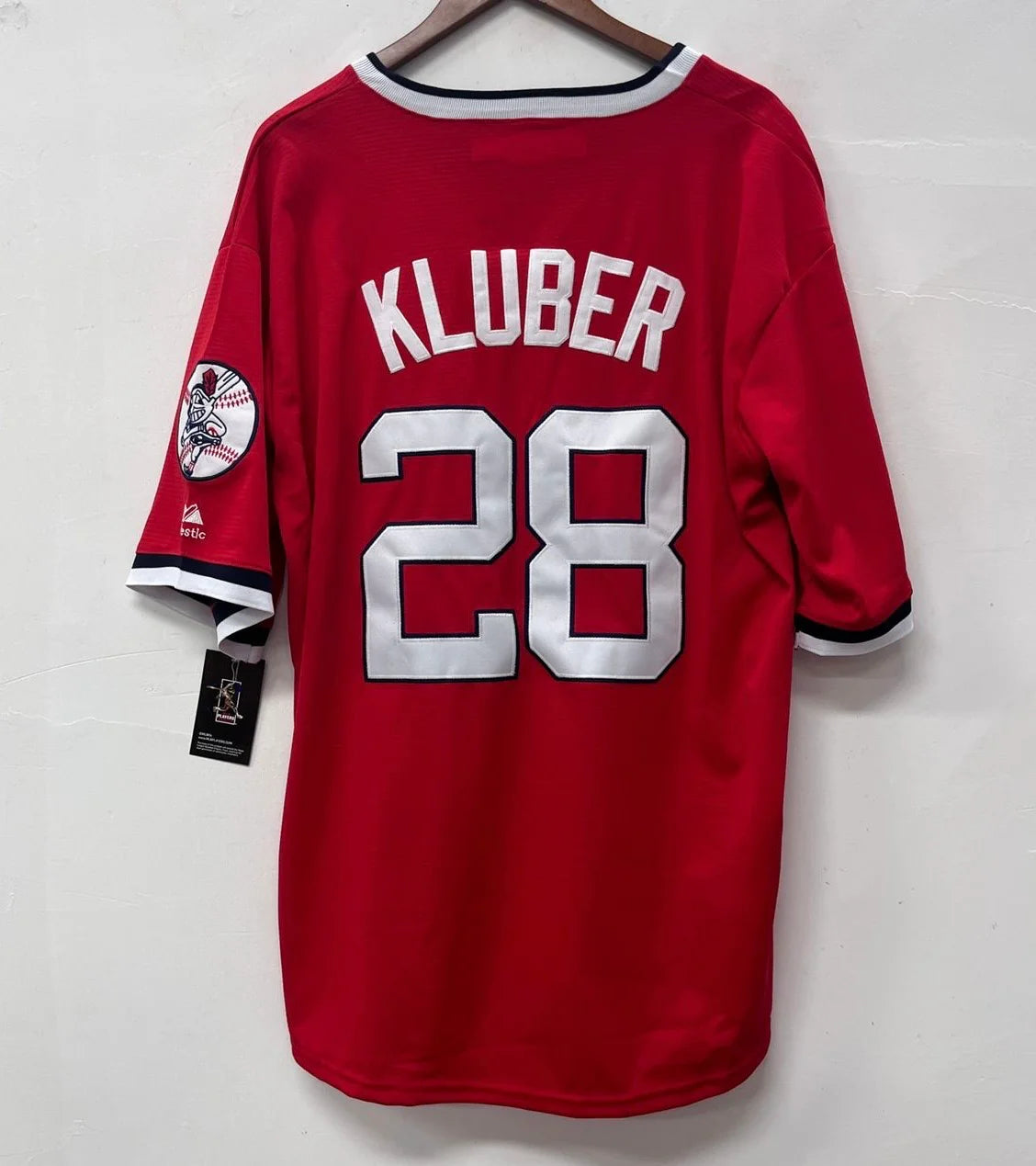Corey Kluber Cleveland Indians Jersey Majestic