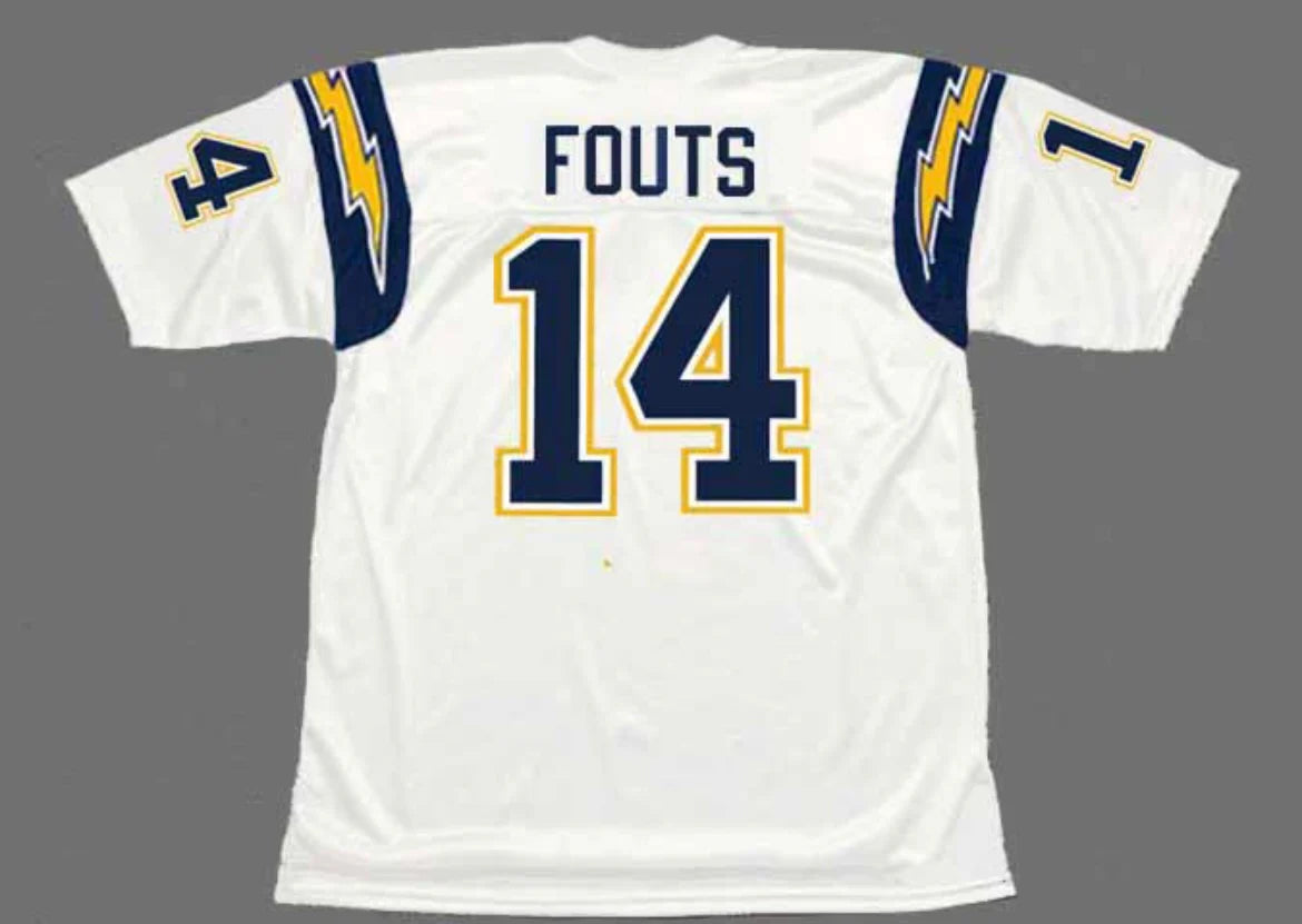 Dan Fouts San Diego Chargers Jersey Mitchell & Ness white â Ultimate sports jerseys