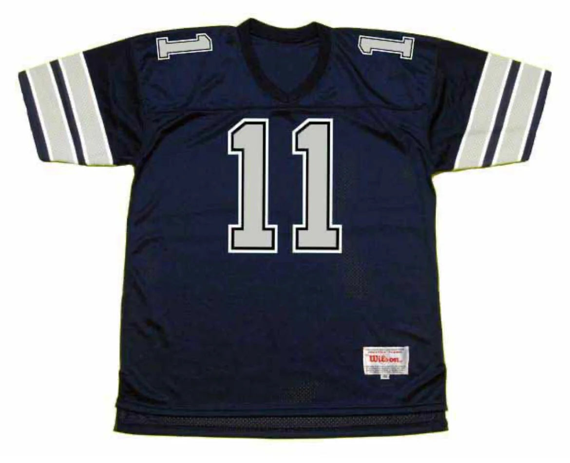 Danny White Dallas Cowboys Official NFL Jersey Mitchell & Ness Dark Blue