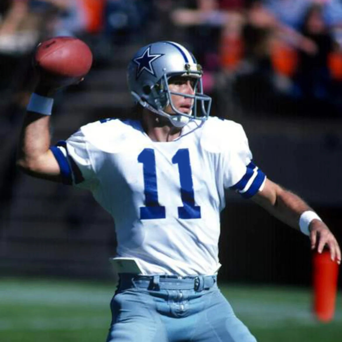 Danny White Dallas Cowboys Official NFL Jersey Mitchell & Ness white