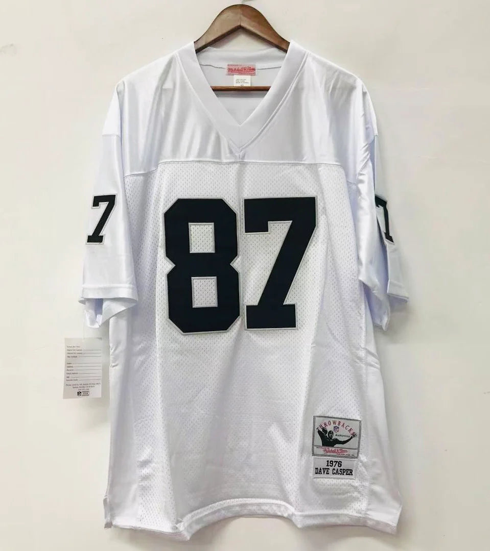 Dave Casper Oakland Raiders NFL Mitchell & Ness Jersey WHITE