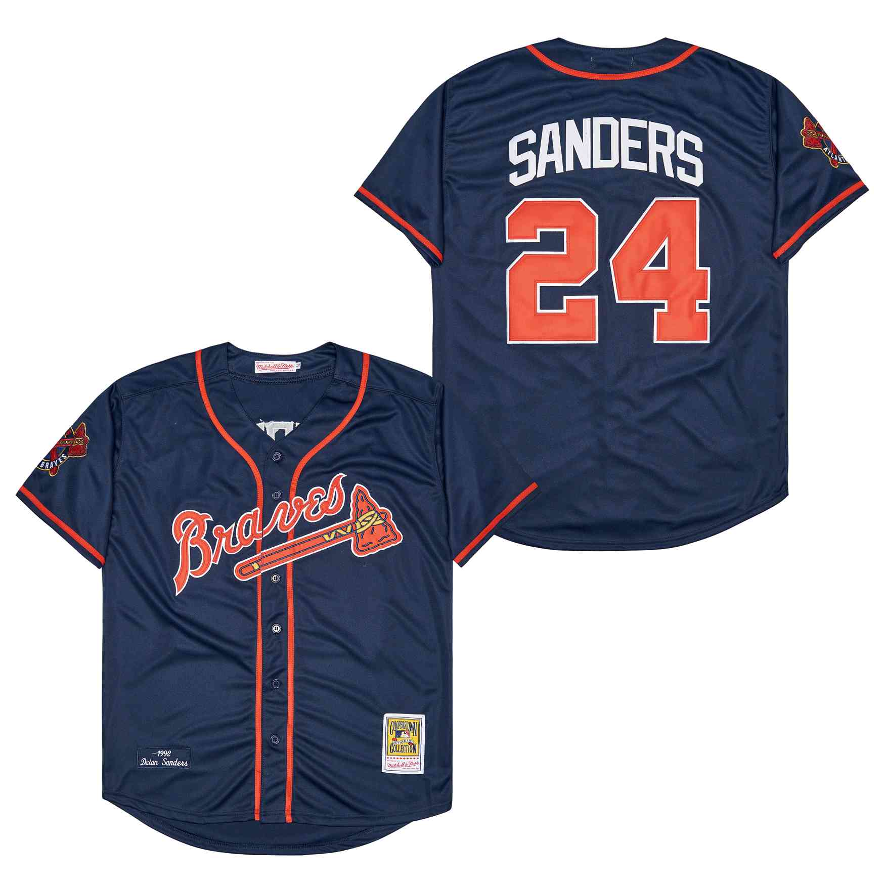 Deion Sanders Atlanta Braves 1992 Mitchell & Ness blue – Ultimate