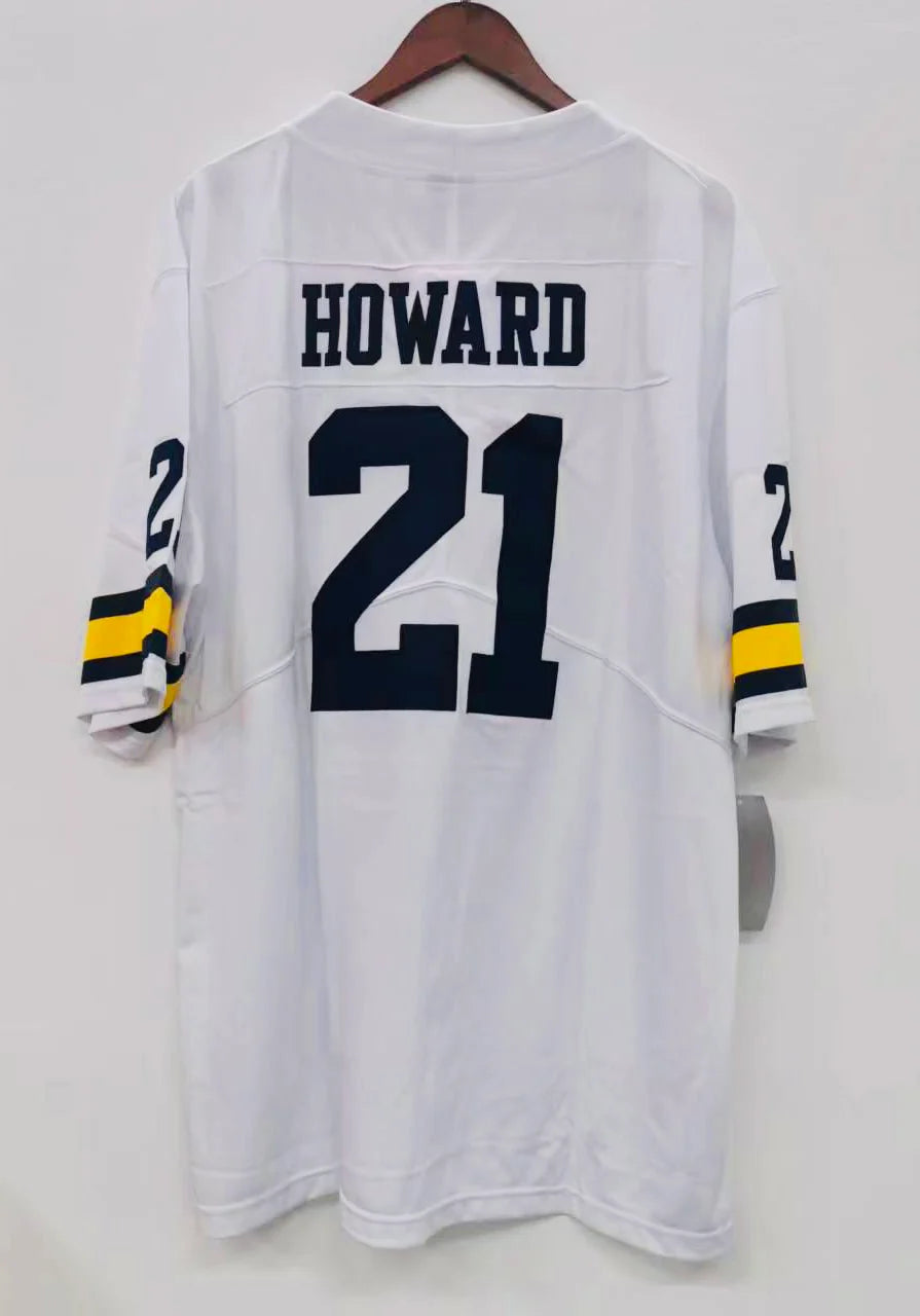 Desmond Howard Michigan Wolverines Jersey white