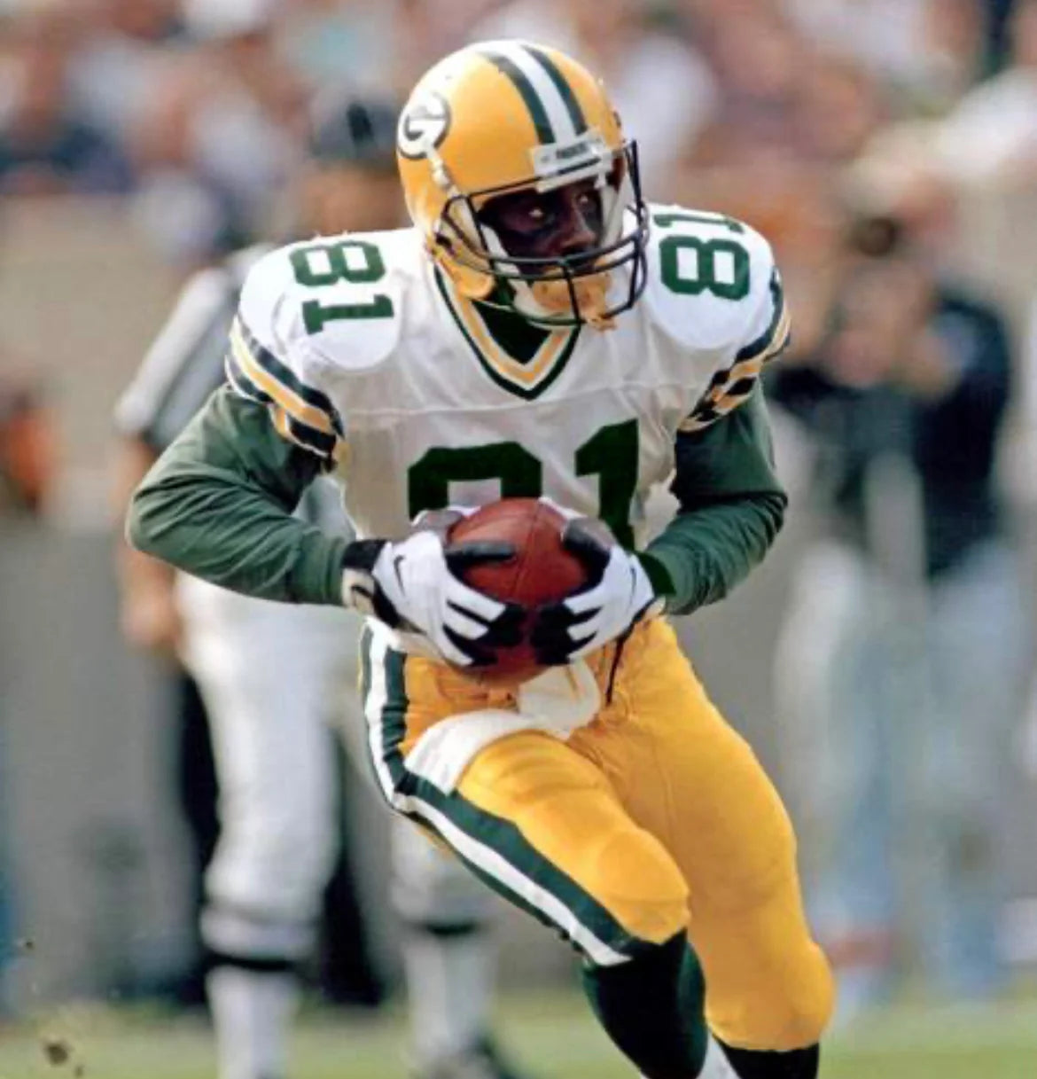 Desmond Howard Green Bay Packers NFL Mitchell & Ness Jersey white