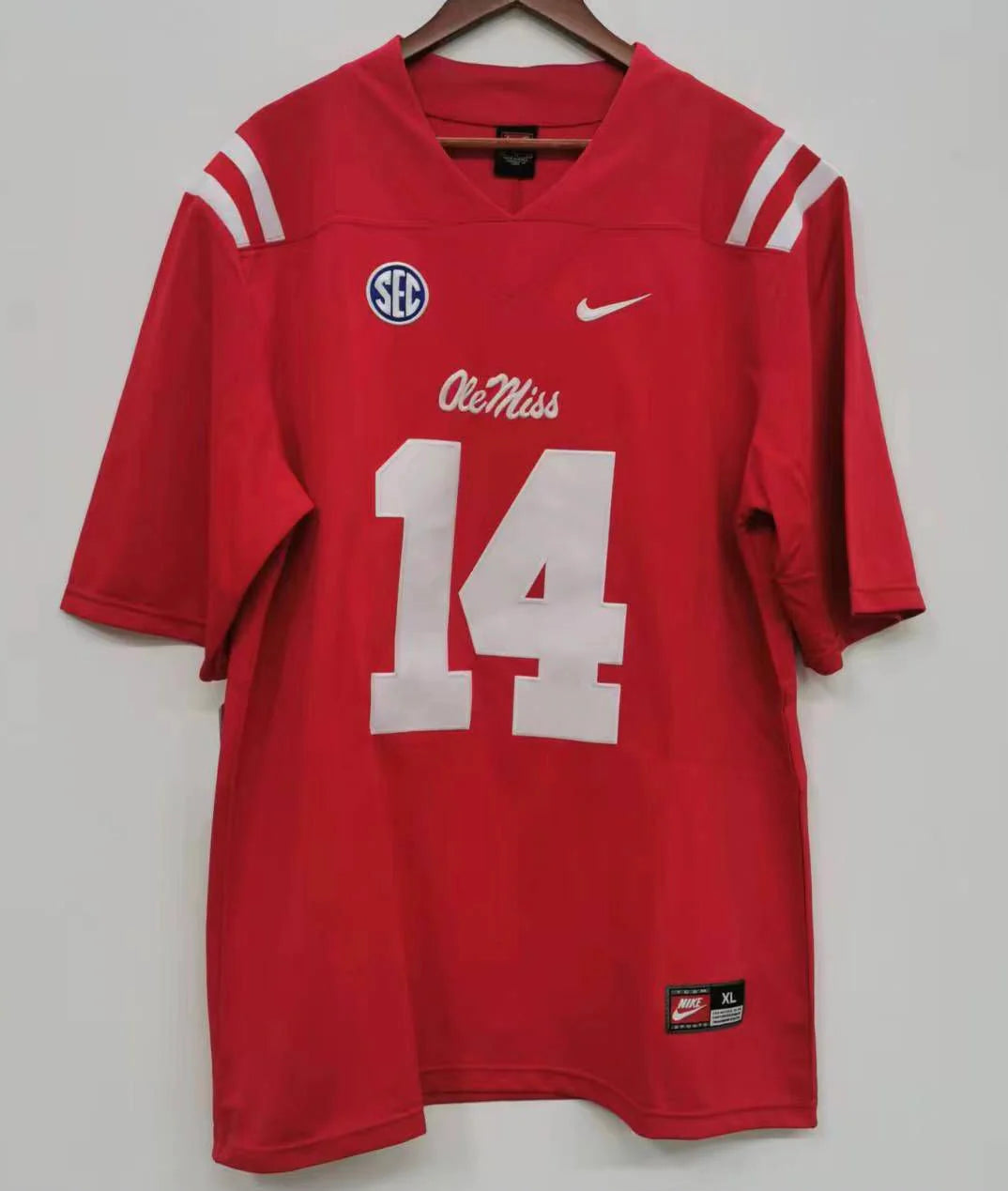 DK Metcalf Ole Miss Rebels Jersey red NIKE