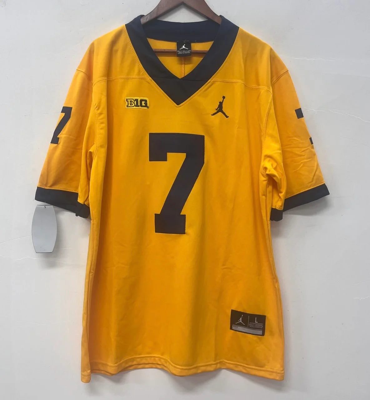 Donovan Edwards Michigan Wolverines Jersey yellow