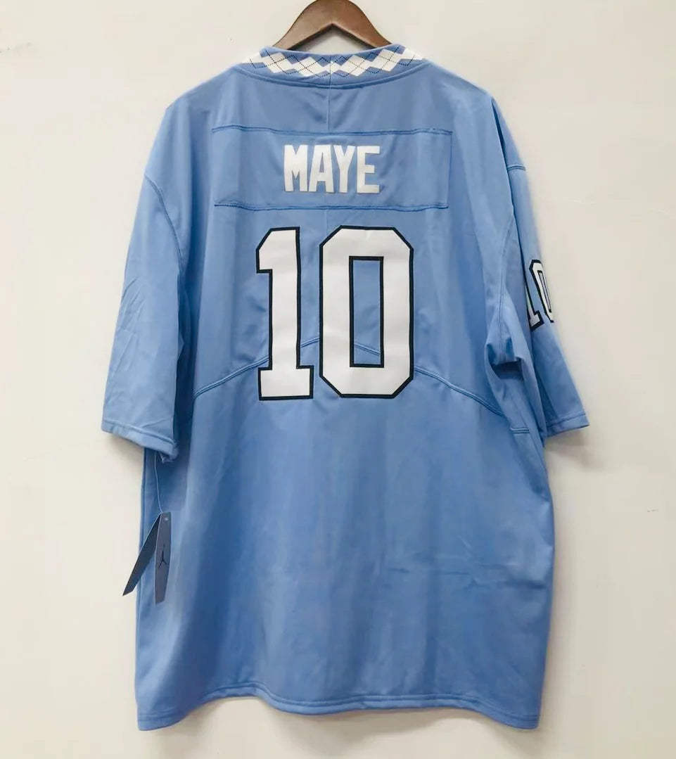 Drake Maye North Carolina Tar Heels Jersey blue