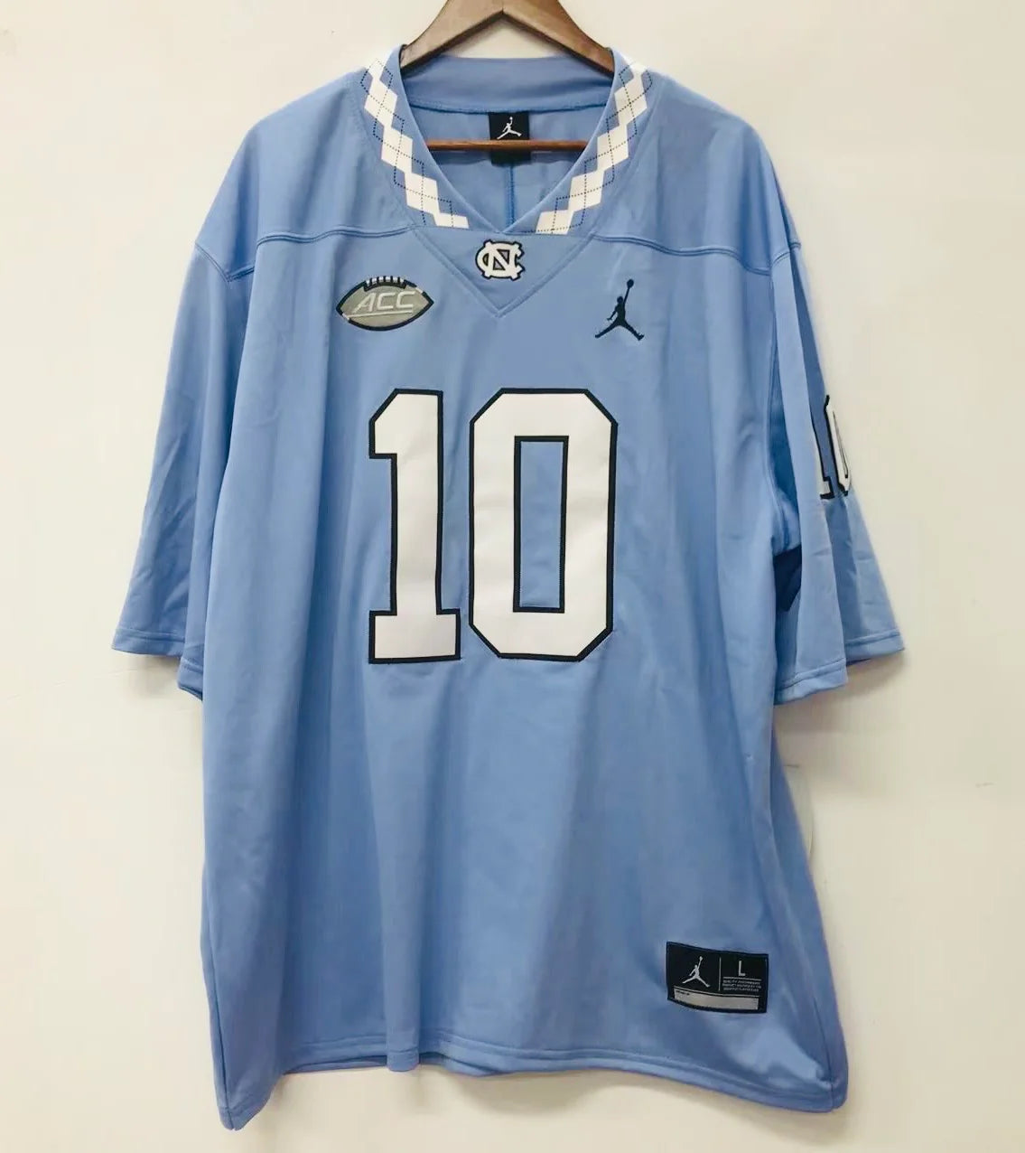 Drake Maye North Carolina Tar Heels Jersey blue