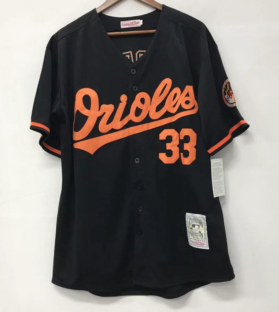 Eddie Murray Baltimore Orioles Official MLB jersey Mitchell & Ness black