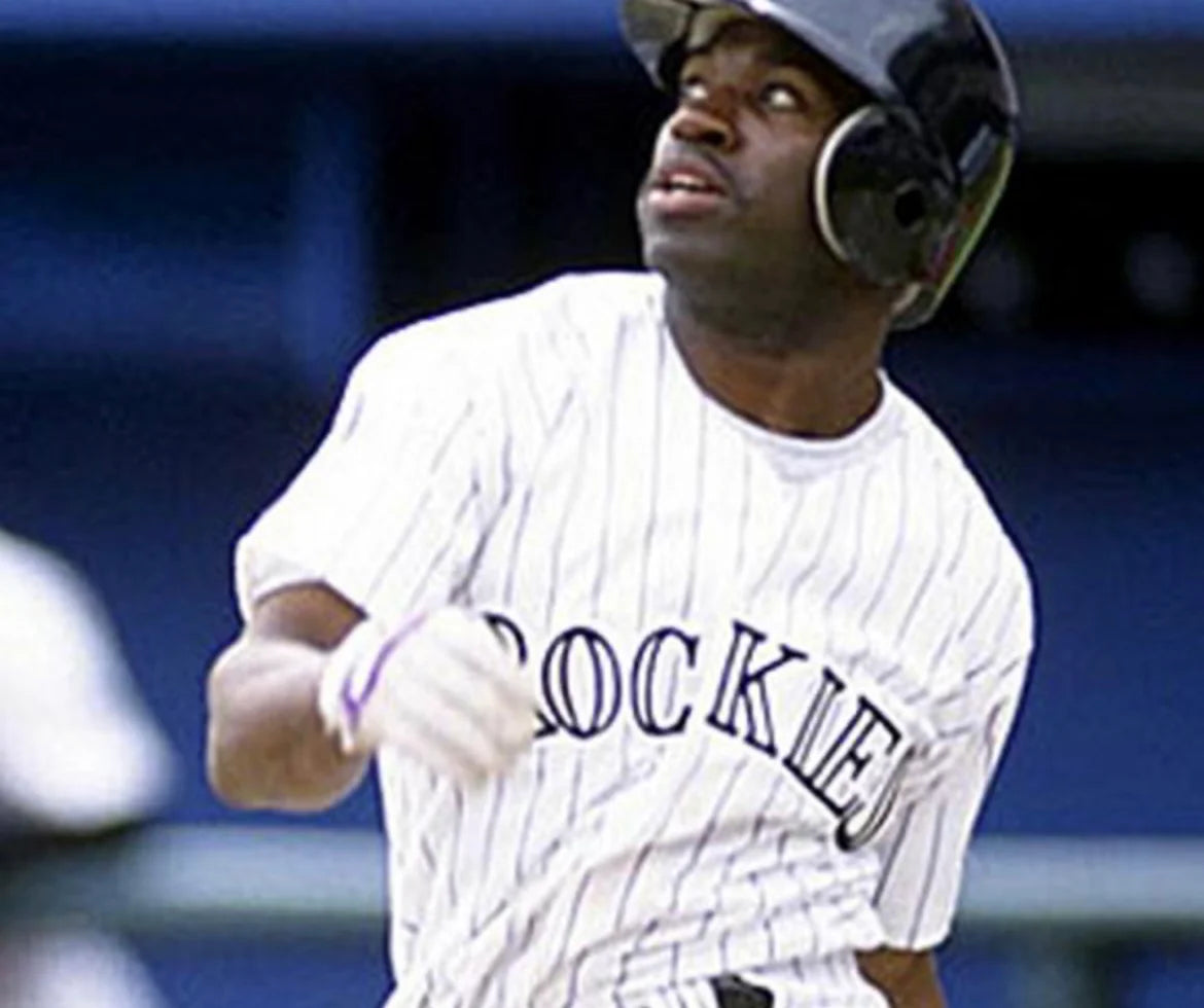 Eric Young Colorado Rockies Official MLB Majestic Jersey