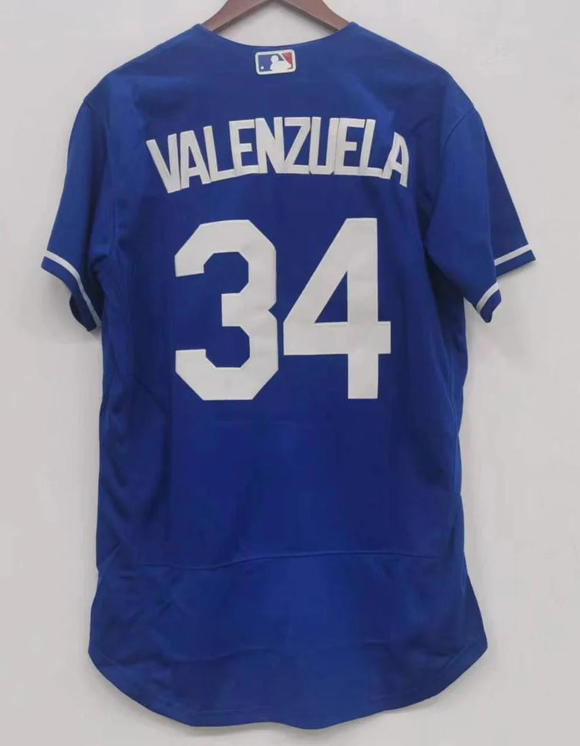 Fernando Valenzuela Los Angeles Dodgers Jersey Nike blue