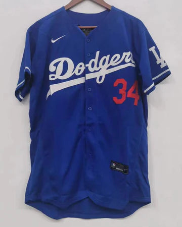 Fernando Valenzuela Los Angeles Dodgers Jersey Nike blue