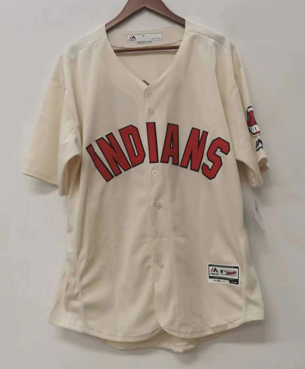 Francisco Lindor # 12 Cleveland Indians Jersey Majestic