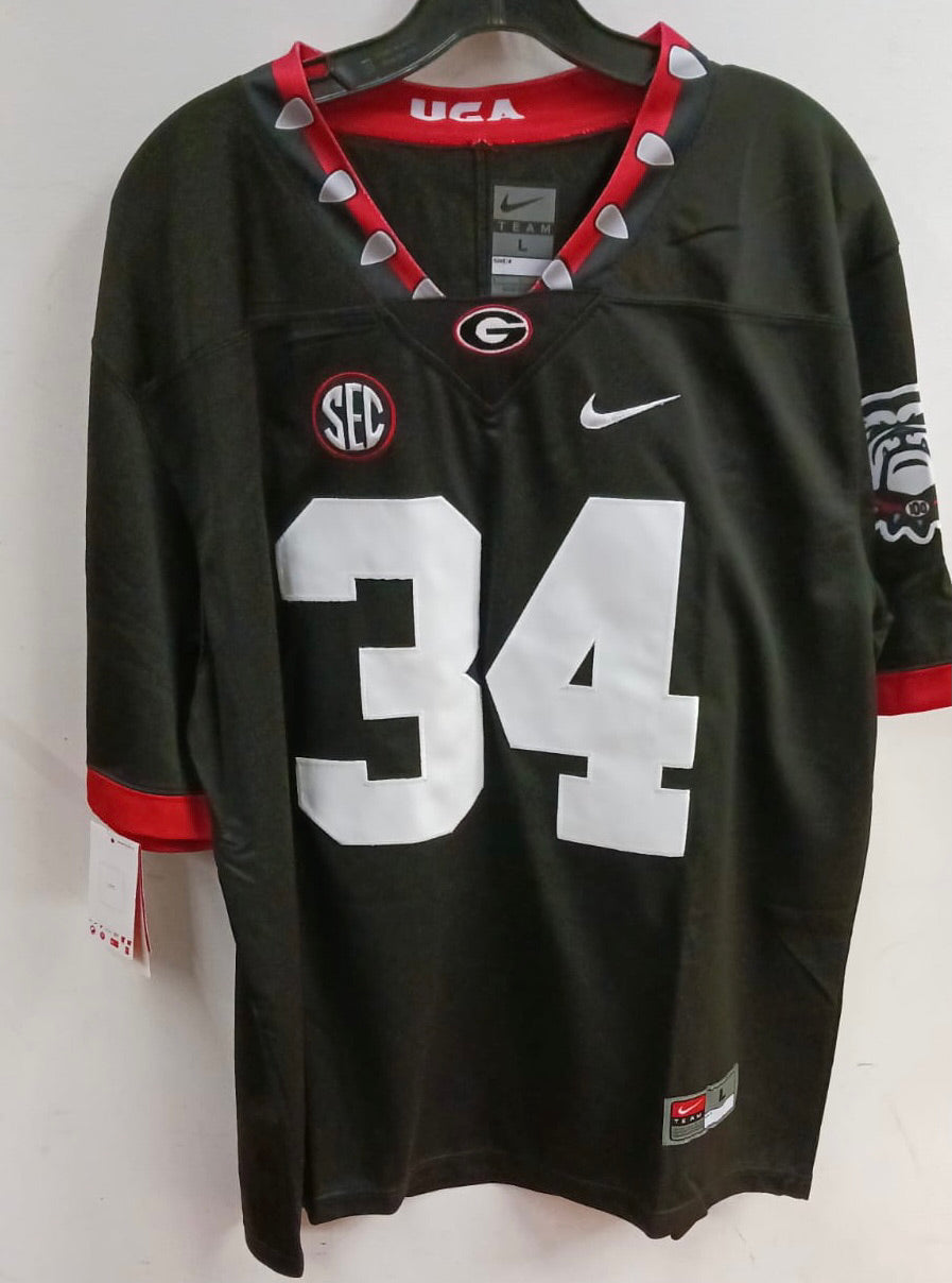 Herschel Walker Georgia Bulldogs jersey black NIKE
