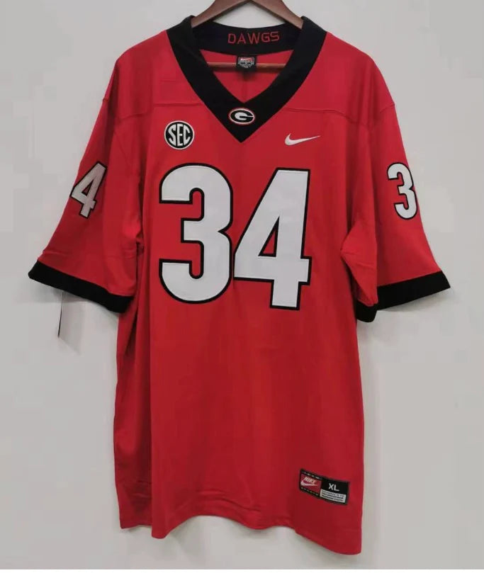 Herschel Walker Georgia Bulldogs Jersey red