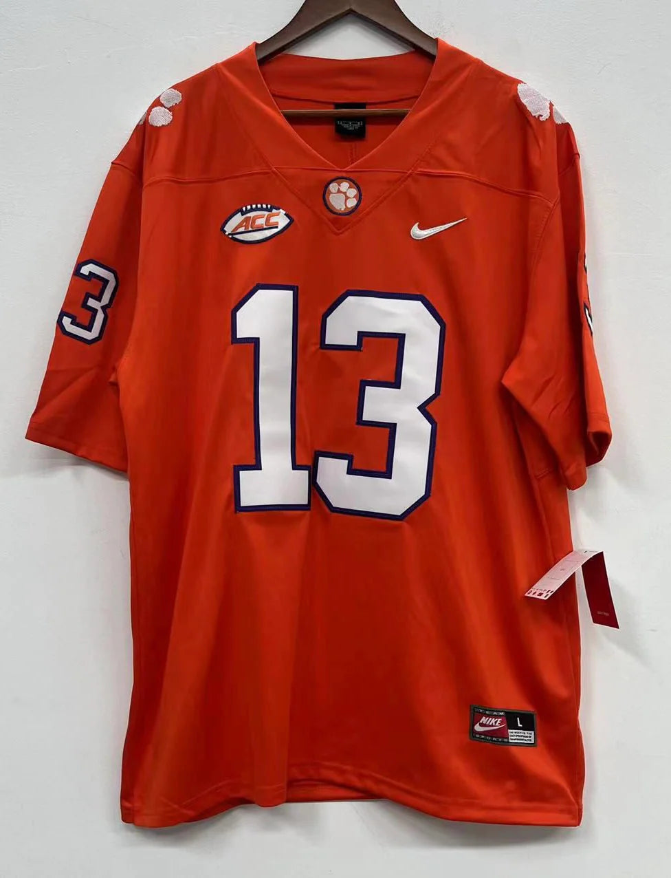 Hunter Renfrow Clemson Jersey Orange Nike