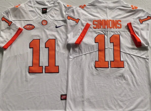 Isaiah Simmons Clemson Tigers Jersey white NIKE