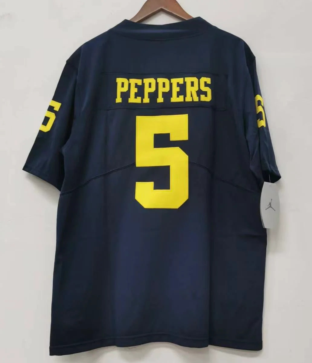Jabrill Peppers Michigan Wolverines Jersey blue
