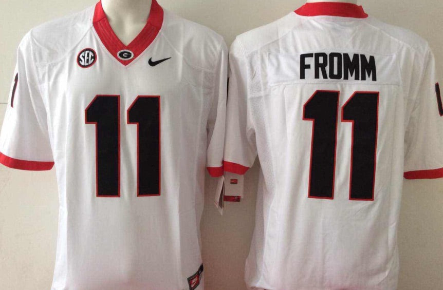 Jake Fromm Georgia Bulldogs Jersey white Nike