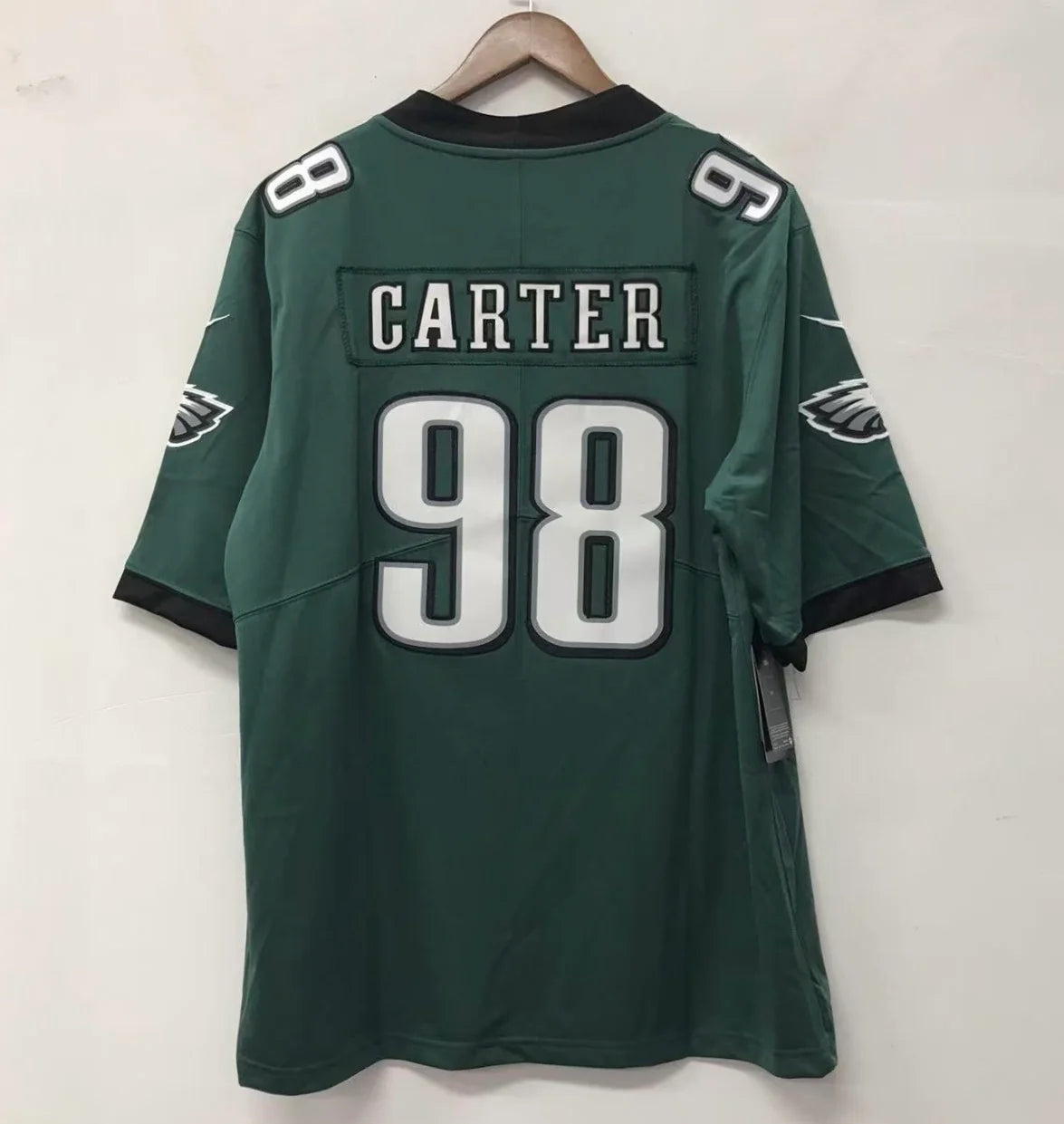 Jalen Carter Philadelphia Eagles official Nike NFL Jersey Green