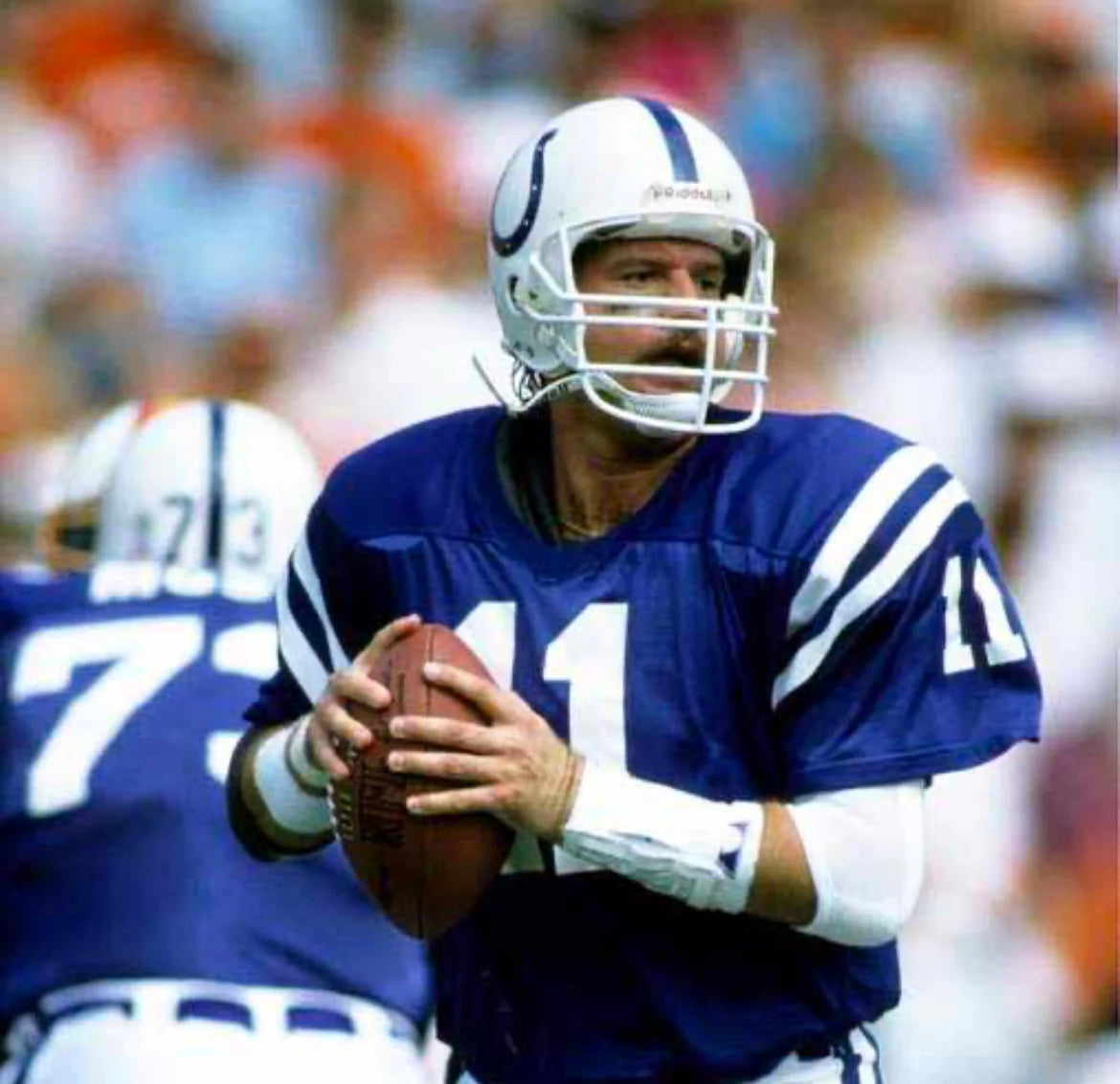 Jeff George Indianapolis Colts NFL Mitchell & Ness Jersey