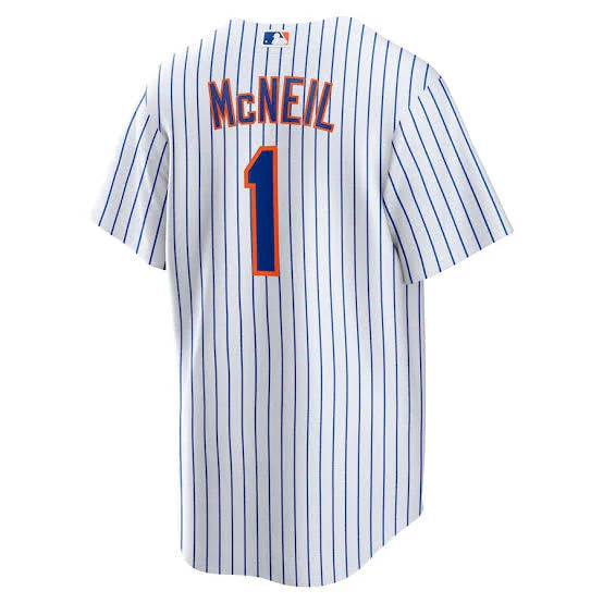 Jeff McNeil New York Mets Nike brand MLB official Jersey White